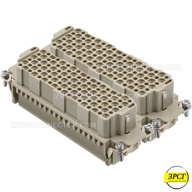 РСГМ-216-10-Р-Г Разъем / вставка / мама / гнездо, 216 Pin, присоединение винтовое, 10 Ампер, 500 Вольт.