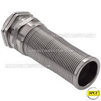 РСГМ-216-10-БН-КП-ППГ36 Разъем прямоугольный 216 pin, блочный накладной, кабельный прямой кожух, пружинный и мет. сальник, PG36 и ППГ36, 10 Ампер, 500 Вольт