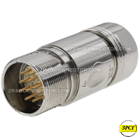 Разъем кабельный винтовой M23 штекер/папа, 12 pin